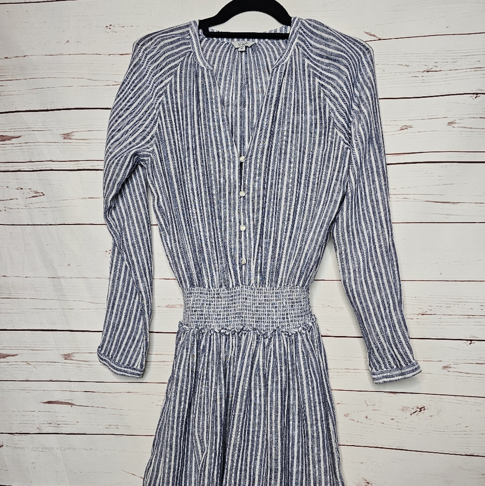 Rails Jasmine Striped Linen Blend Mini Dress - image 6